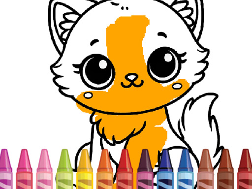 Cute Animals Coloring   Adorable Fun for Kids img